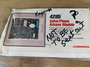 Ademco 4285 Voice/Phone Access Module