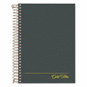 Ampad 20-803R Gold Fibre Notebook Medium Ruling 7X5 Inches Grey Cover 100 Sheets