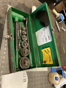 Greenlee No.1804 Ratchet Knockout Punch Driver Set (ccL39