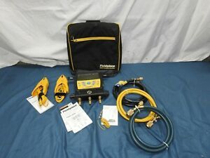 Fieldpiece SM380V 3-port SMAN Refrigerant Manifold With Micron Gauge