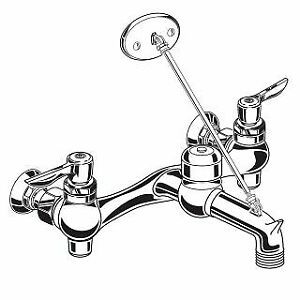 American Standard 8344.012.002 Wall Mounted Double Handle Service Faucet with