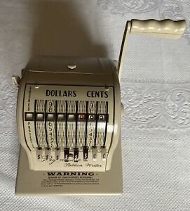 Vintage Check Writer Paymaster Ribbon Writer S 800 Vintage Check Writer