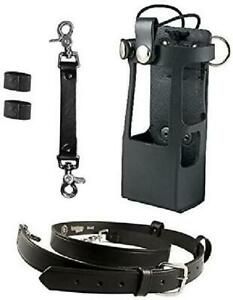 Boston Leather Bundle Three Items- Anti-Sway Strap for Radio Strap, Firefighter&#039;