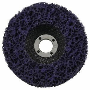 2X(5Pcs Durable Poly Strip Disc Wheel 100x16Mm Wood Metal Paint Rust Removal