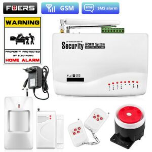 Wireless GSM Home Security Burglar Alarm System Auto Dialer SMS SIM Call 433MHz