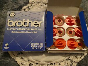 Brother 3015 Lift-Off Correction Tape, 6/Pack Two Packs 12 Pc Total New