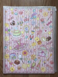 Japanese Plastic Document Folder Pink Miki Takei A4 Size New
