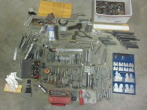 Machinist Toolmaker Tool Lot Starrett Mitutoyo Helios Greenfield Taps