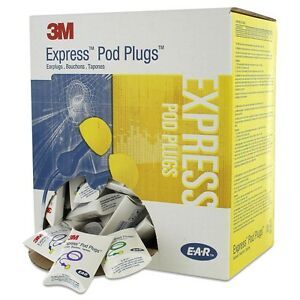 12 Pairs (One Dozen ) - 3M E-A-R Express Pod Plugs Corded Earplugs (Various