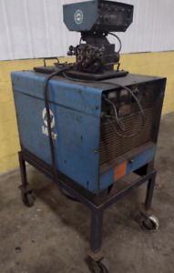 MILLER DELTAWELD 451 DC WELDER POWER SOURCE AND WIRE FEEDER: YBM #14678/#14688
