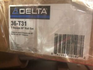 DELTA  T Square 30&#034; Rail Assembly For Table Saws -  Part # 36-T31