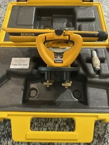 Berger Instruments Surveying Level Transit w/ Case - Model 200B