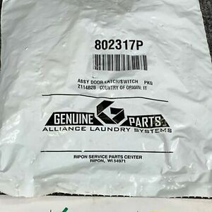 Alliance Speed Queen 802317P Washing Machine Door Latch Lock Assembly