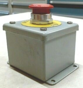 PENTAIR HOFFMAN E1PB ENCLOSURE &amp; AB ROCKWELL 800T-FXT6A5 PUSHBUTTON (BUNDLE) *FS