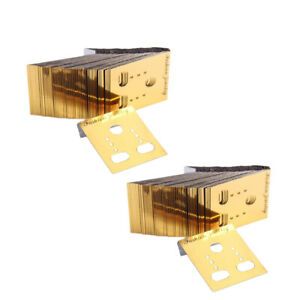 2000pcs Earring Display Cards Wholesale Bulk Jewelry Packaging Golden