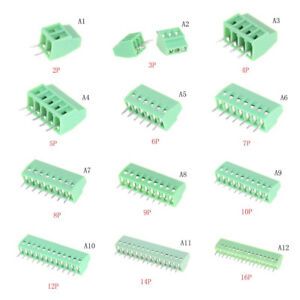 1PCS 2P-16P KF128 2.54mm PCB Universal Screw Terminal Block B JG