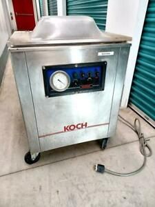 Koch Ultravac UV500 UV 500 Vacuum Vac Food Bag Pouch Sealer Packaging Chamber