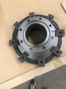 High Vacuum Steel Spool ID 3 1/2&#034; H 3 1/2&#034; Bottom OD 9&#034; Top OD 6 1/2&#034; 