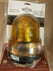 12-Volt Revolving Signal Light, RoadPro, RPSC-728, Magnetic Mount