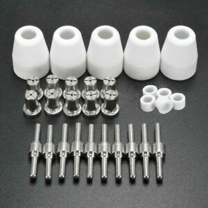 30Pcs Plasma Cutter Consumable Torch Nickel-Plated Kit For LG-40 PT-31 CUT-50