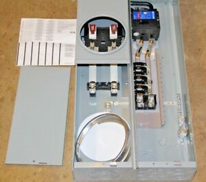 Eaton 200A Meter Socket Main Breaker CMBE88B200BTS 120/240 VAC 3R CH 8 Circuits