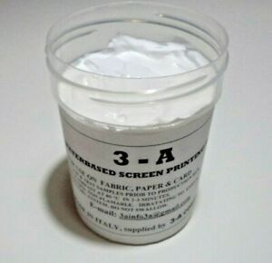 200 ml White color.Water based screen printing Ink for Fabric,Paper and Card.