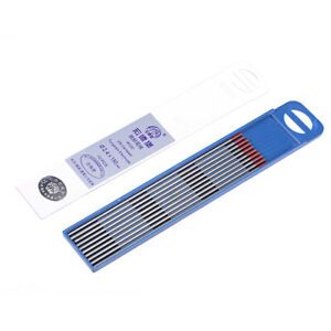 TIG Welding Tungsten Electrodes 2% Ceriated 3/32&#034; x 5.9&#034; Red WC20 10pcs