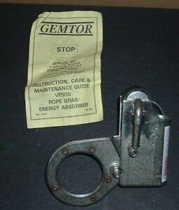 vtg. gemtor inc. vf500 rope grab/energy absorber fot 5/8&#034; synthetic rope