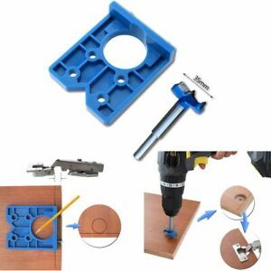 Furniture Hole Saw Carpentry Locator Hinge Jig Hinge Hole Positioner
