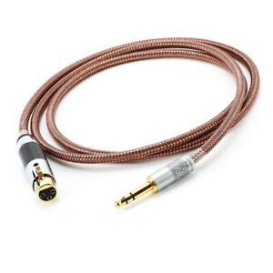 1Pcs XLR to 6.5 XLR male female microphone large three-core balanced audio cable