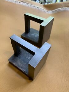 Vintage Machinist Right Angle Square Setup Blocks (Pair2 )