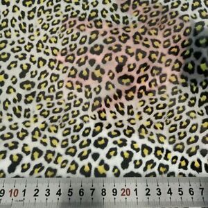 Leopard Yellow Hydrographic Water Transfer Hydro Dip DIP Print Film 19x393&#034; US