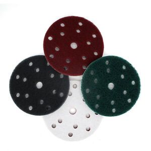 6in 150mm 15Hole Hook &amp; Loop Sanding Discs Scouring Pads Sandpaper 240~800 Grit