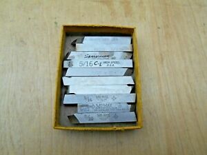 5/16&#034; x 5/16&#034; HSS LATHE TOOL BITS , MOMAX , CIRCLE , MORSE , OTHERS , LOT OF 10