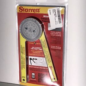 Starrett 505P-7 Miter Saw Protractor Pro Site Series - New!
