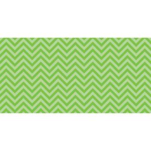 FADELESS FADELESS 48X50 LIME CHEVRON DESIGN
