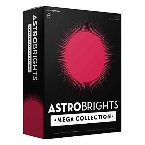 Astrobrights Mega Collection, Colored Paper, Bright Red, 625 Sheets, 24 lb/89...