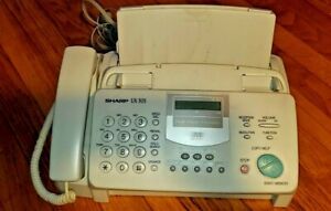 SHARP UX;-305 PLAIN PAPER FAX FACSIMILE MACHINE COPIER PHONE HOME OFFICE W/ BOX