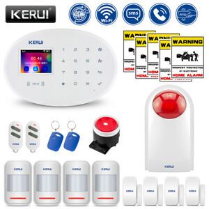 KERUI W20 GSM Wifi Home Security Alarm System Motion PIR Detector Door Sensor