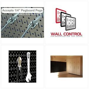 Black Metal Pegboard Pack - Two Pegboard Tool Boards