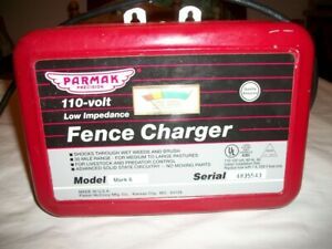 PARMAK ELECTRIC FENCER -- 30 MILE RANGE (MADE IN USA)!   (E)