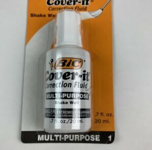 Bic Cover-it Correction multi-purpose whiteout .7 fl oz 20 ml