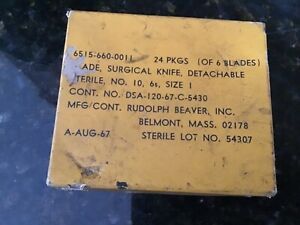 Beaver Surgical Blades, Box of 146 Sealed Blades