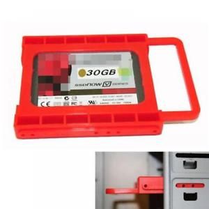 5X Drive Bay Caddies SSD Hard Drive Bay 2.5&#034; To 3.5&#034; Tray Bracket HDD Adapter fi