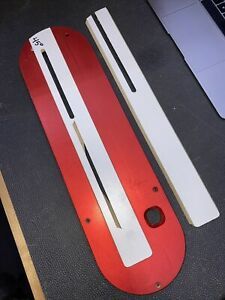 sawstop zero clearance throat plate milled aluminum