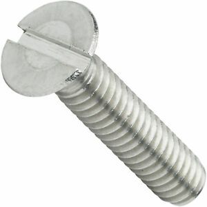 5-40 x 1/4&#034; Flat Head Slotted Machine Screws Stainless Steel 18-8 Qty 100