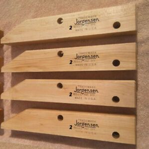 Jorgensen Pony HandScrew Clamp Jaws 4 pc 12&#034; Woodworking Clamp Rebuild Parts