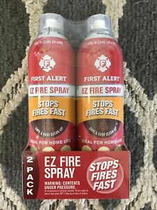 ;First Alert Fire Extinguisher EZ Fire Spray Fire Extinguishing 2-Pack