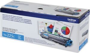 NEW Brother TN-225C High Yield Color Toner Cyan Laser Printer Cartridge
