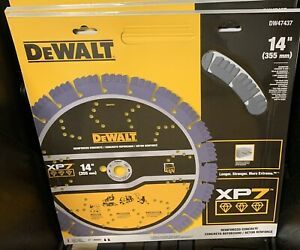 DEWALT 14” XP7 Reinforced Concrete Segmented Diamond Masonry Blade DW47437